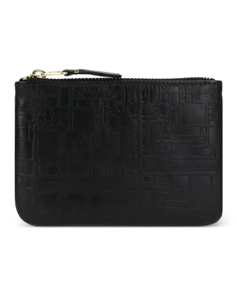 Comme des Garçons Embossed Logotype Pouch Black