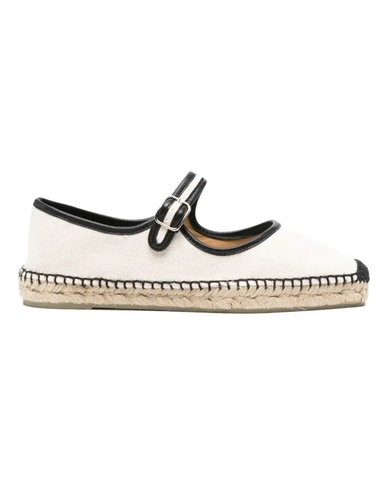 Castañer Padua" Flat Shoes White