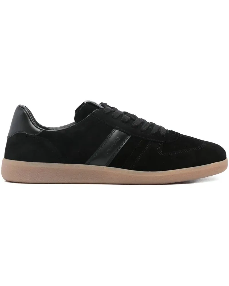 Tom Ford Suede T Low Top Sneakers Black