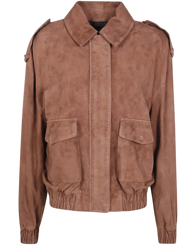Arma Jacket Lamb Suede "Halti Brown