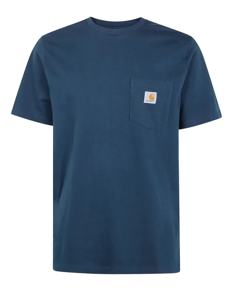 Carhartt WIP Short Sleeves Pocket" T-Shirt Blue