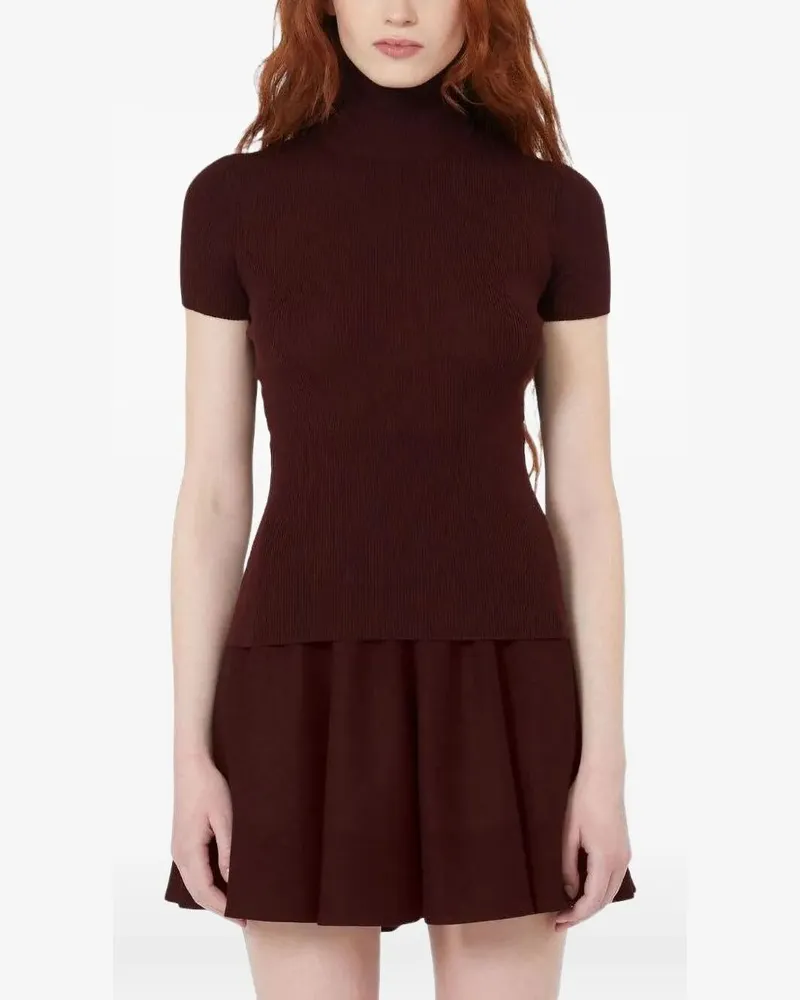 Max Mara Afa1234" Short Sleeves T-Shirt Red