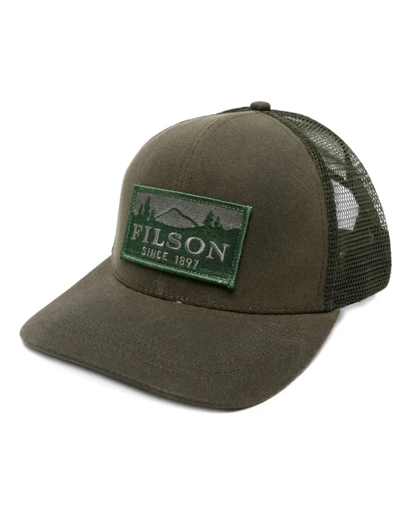 Filson Scenic Waxed Logger Mesh Cap Green