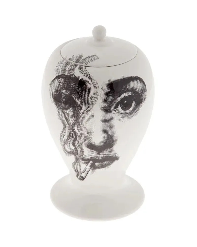 Fornasetti Smoking Is Bad" Vase Multi