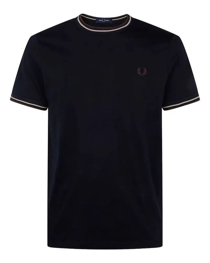 Fred Perry Fred Perry" Twin Tipped T-Shirt Blue