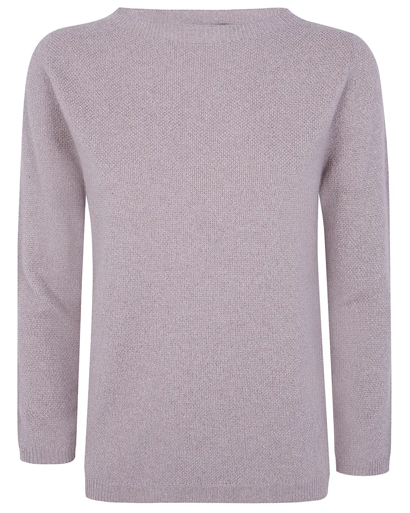 Fabiana Filippi Sweater Boatneck "Lurex Platinum Beige