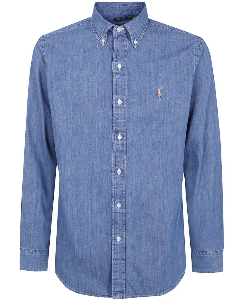 Ralph Lauren Shirt Long Sleeve "Sport Blue