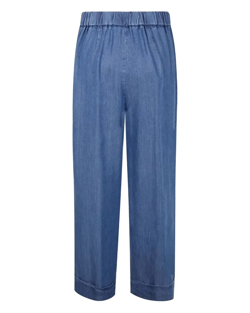 KILTIE Kirk Wide Leg Trousers Blue