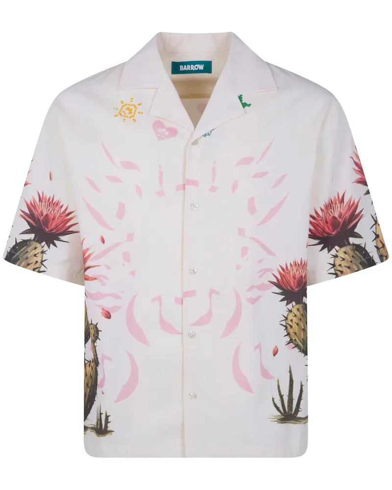 BARROW Popeline Shirt Unisex White