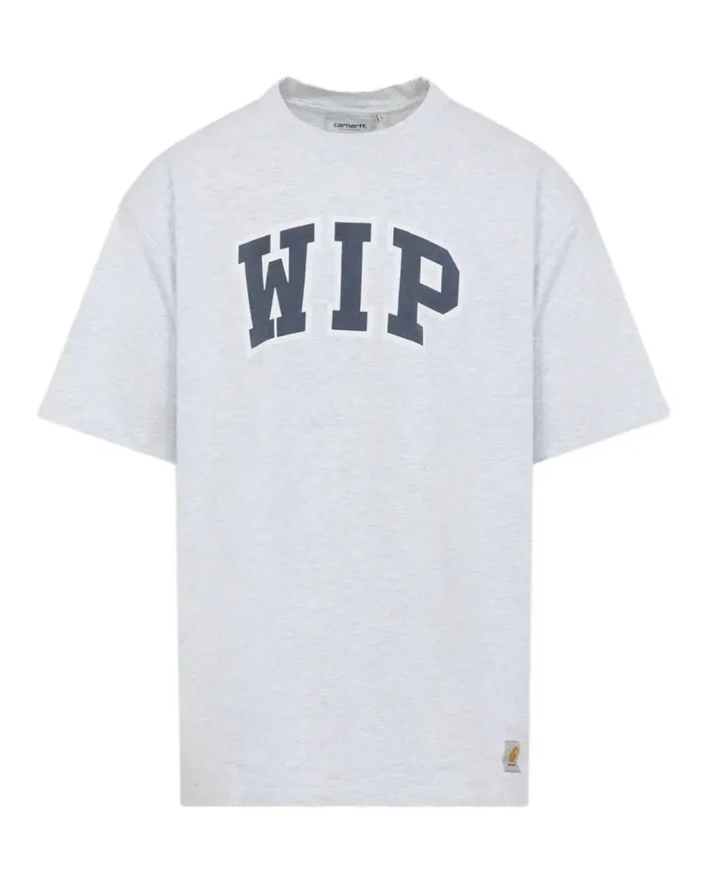 Carhartt WIP Short Sleeves "Wip Iii" Organic Cotton T-Shirt Gray