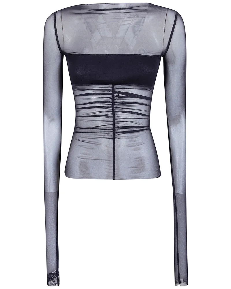 Rick Owens Temple Bandeau T-Shirt Black