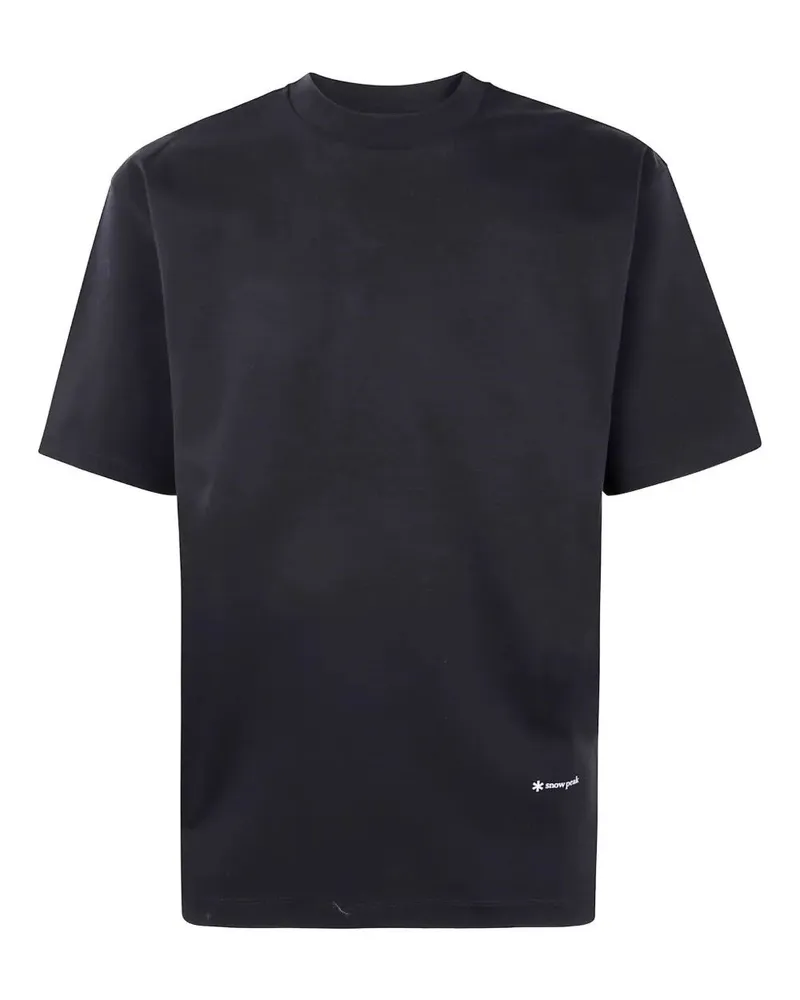 Snow Peak Organic Cotton Mercerized T-Shirt Black