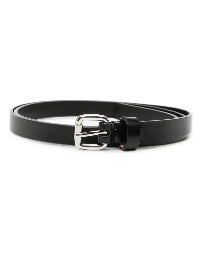 P.A.R.O.S.H. P. A.R. O H. Belt Black Silver Buckle Black