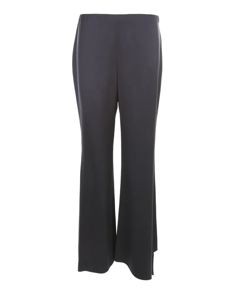 Giorgio Armani Satin Asymmetrical Bottom Pants Blue