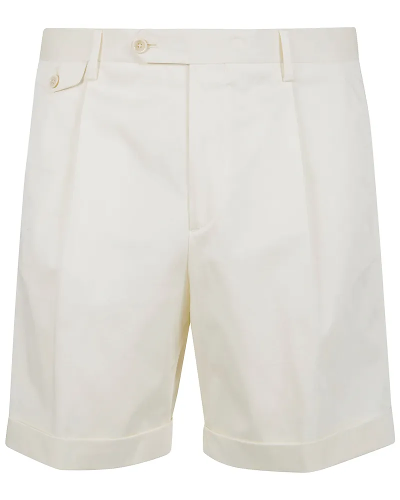 LARDINI Bermuda Trousers White