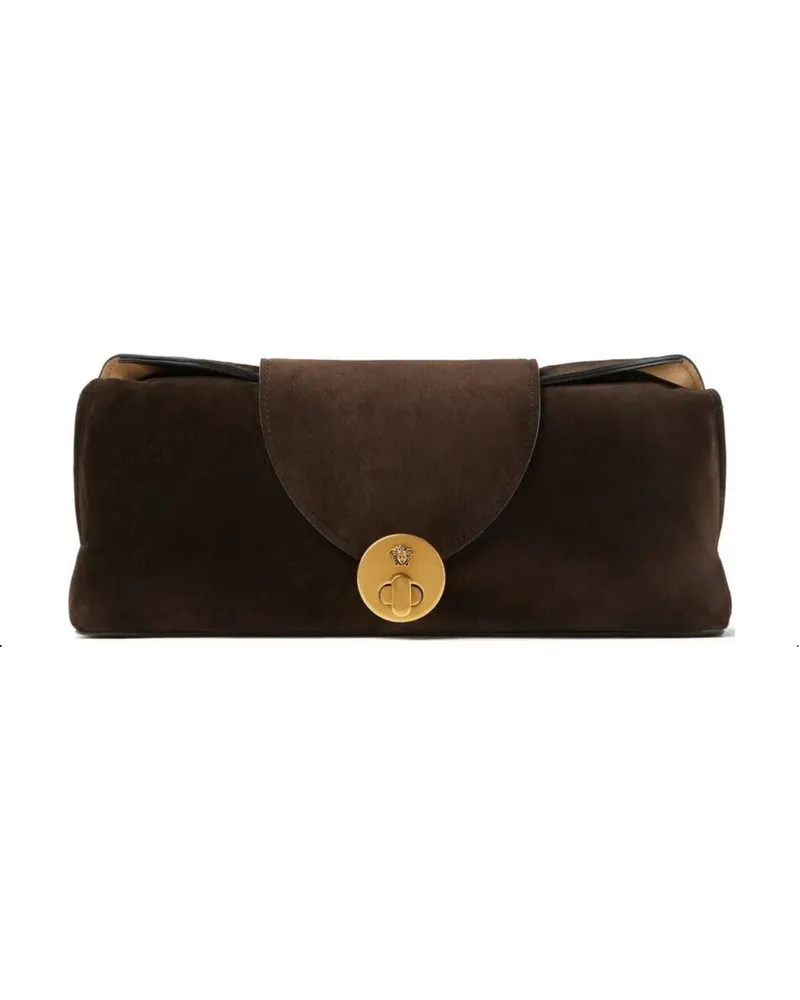 Versace Clutch Leather "Calf Leather Brown