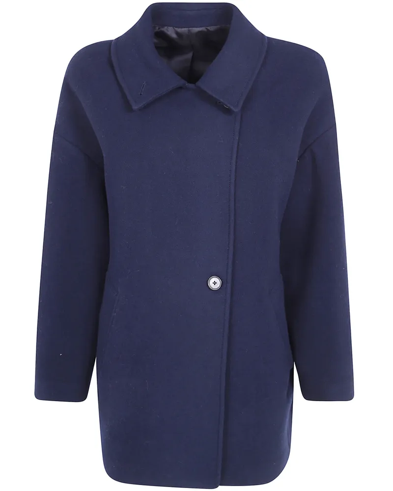 Paul Smith Coat Blue Womens Coat Blue