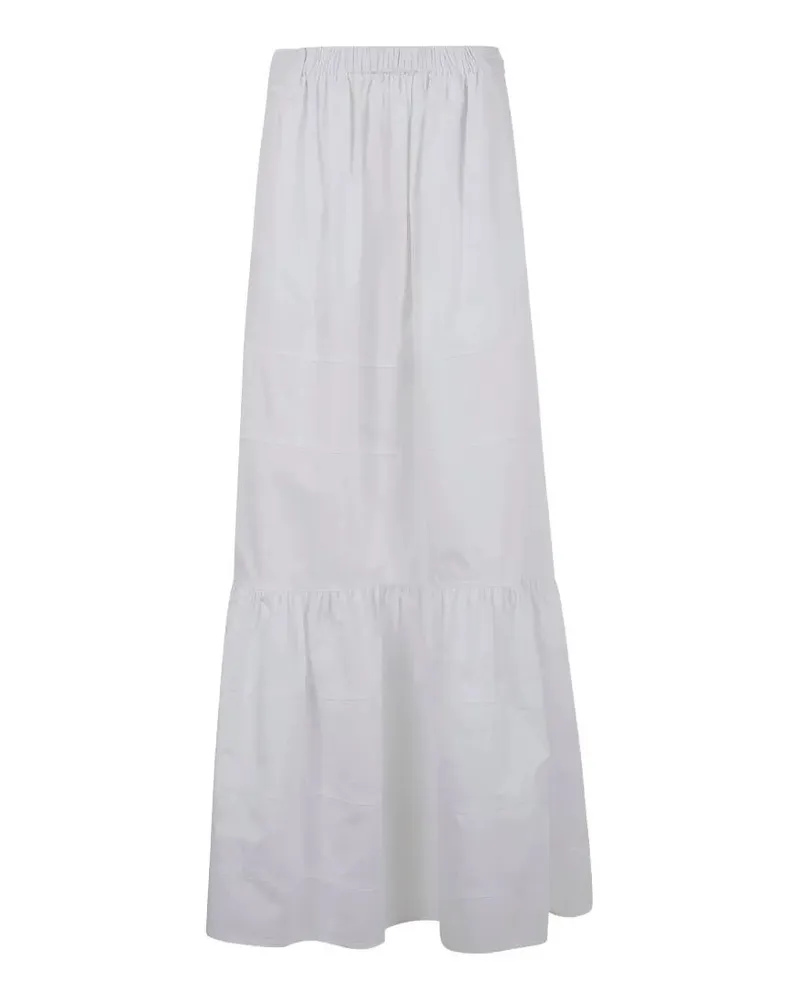 Mantù Midi Skirt White