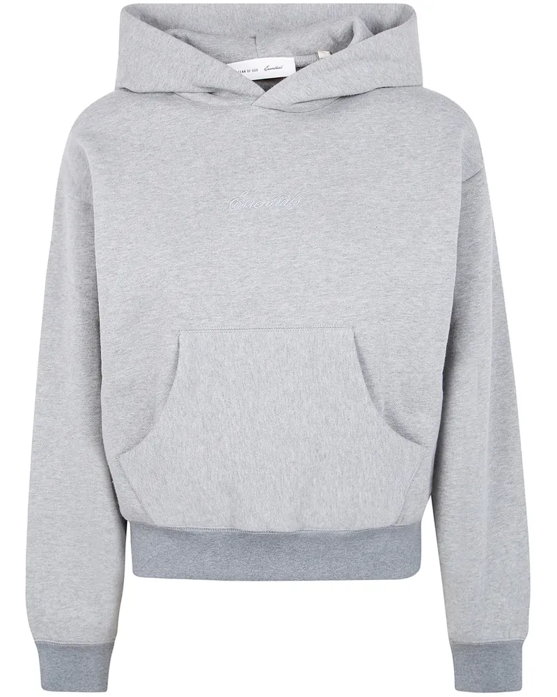 Fear of God Womens "Signature Classic" Hoodie Gray