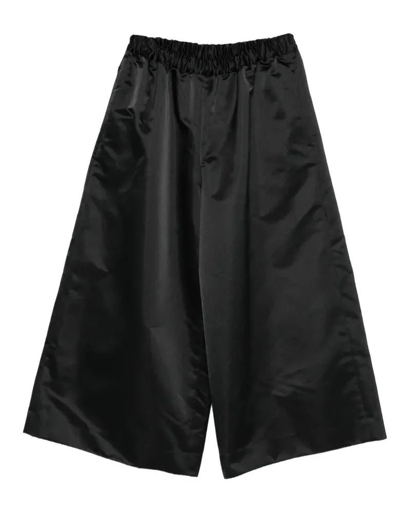 Comme des Garçons Cropped Track Trousers Black