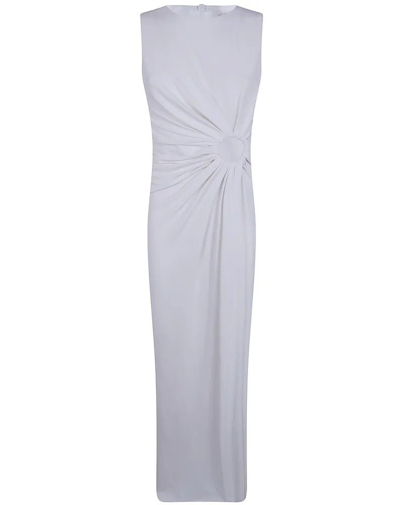 Max Mara Saletta Jersey Long Dress White