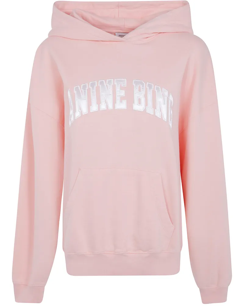 Anine Bing Sweatshirt Cotton Pink "Harvey Pink