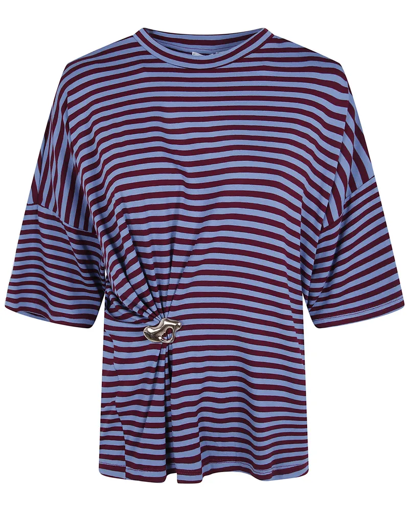 Essentiel T-Shirt Striped "Kriss Red