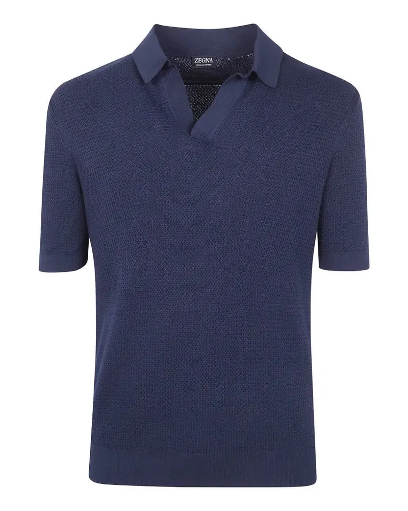 Ermenegildo Zegna Z Lux Leisurewear" Polo Shirt Black