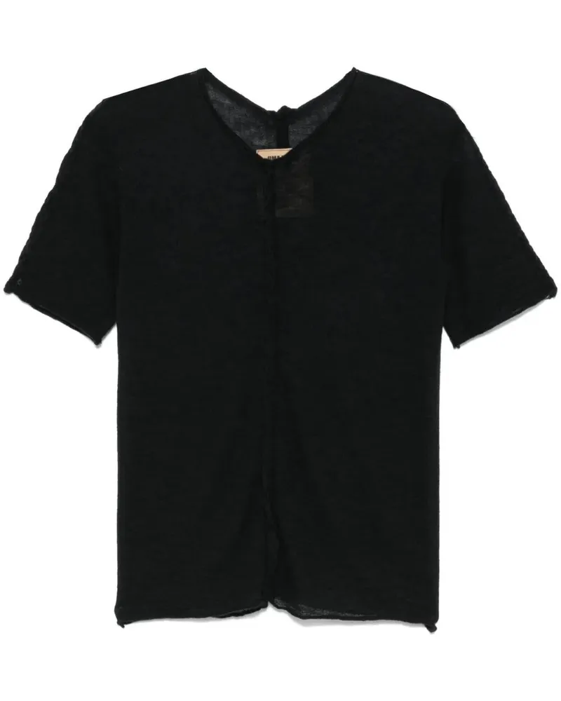 Uma Wang Short Short Sleeves Shirt Black