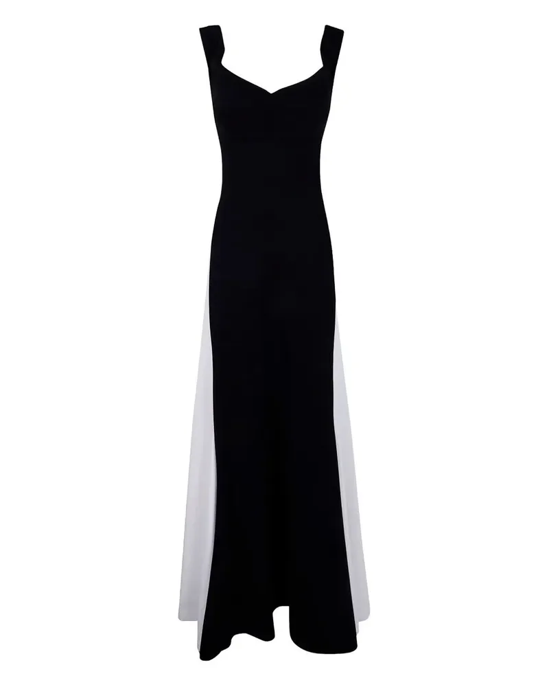 Chiara Boni Goem Zp Bic" Jersey Long Dress Black