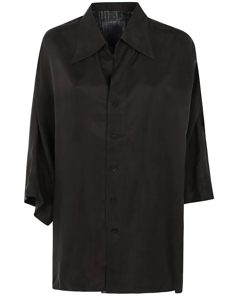 Ziggy Chen Shirt Back Gathered "0W2620702 53 Green Green