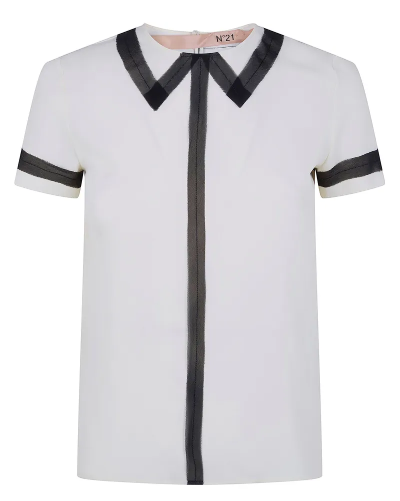 N° 21 Canvas Blouse Beige