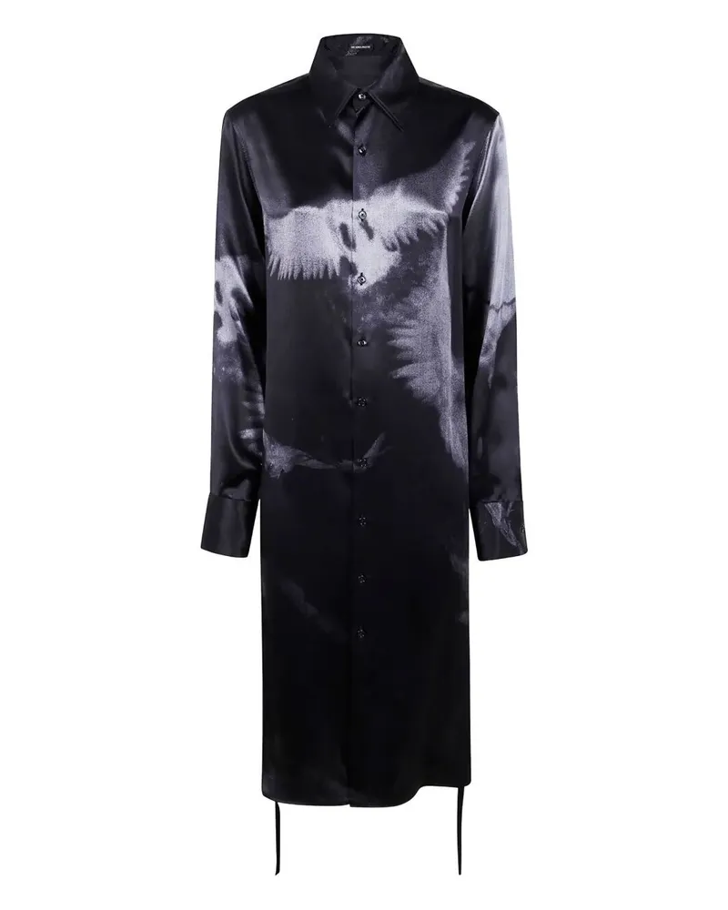Ann Demeulemeester Rada" High Comfort Shirt With Drawstrings Black