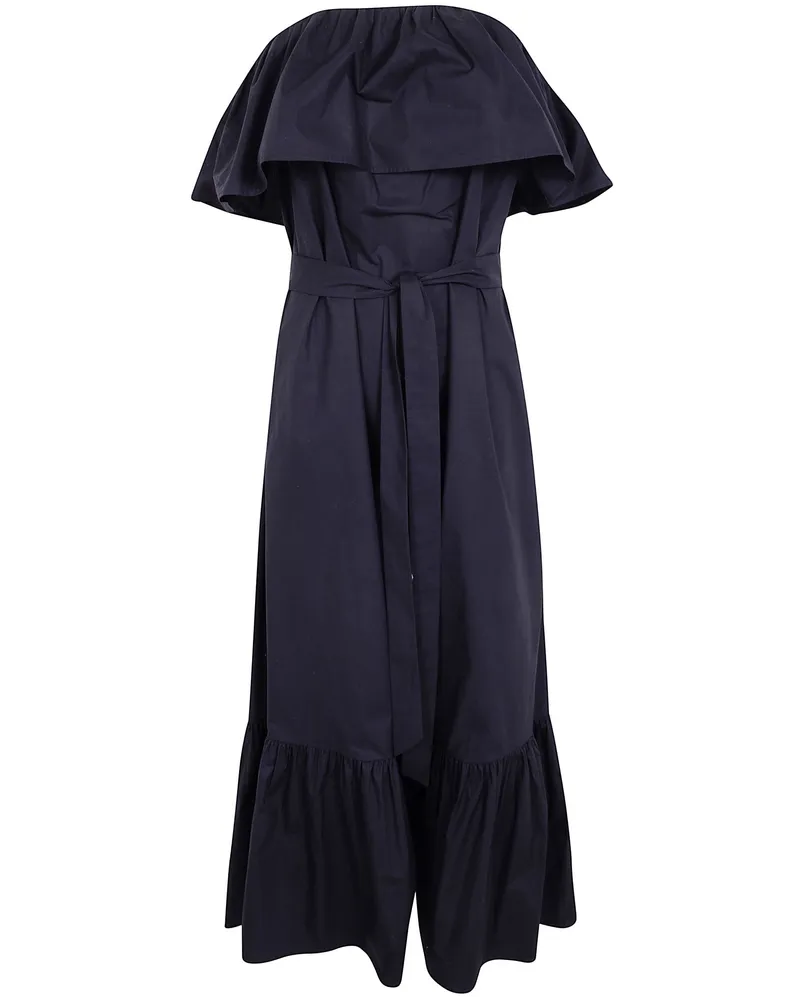 Essentiel Joyce Belted Ruffle Dress Black