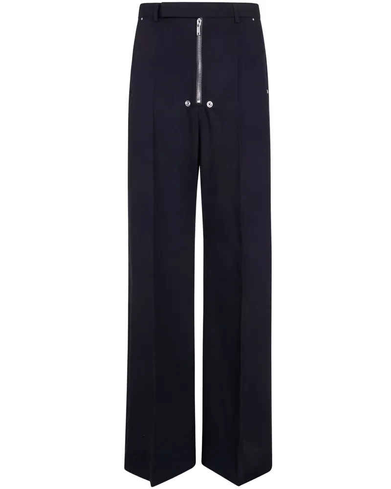 Rick Owens Tailored Wide Belas" Trousers Black