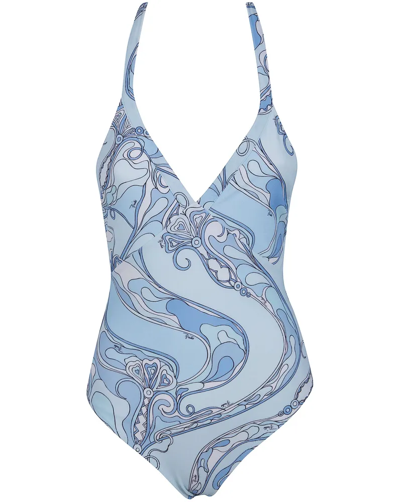 Emilio Pucci Lycra Swimwear Blue