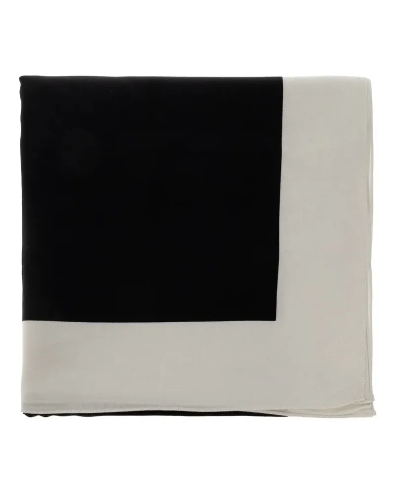 Rick Owens Scarf "Flag 133X168" Foulard White
