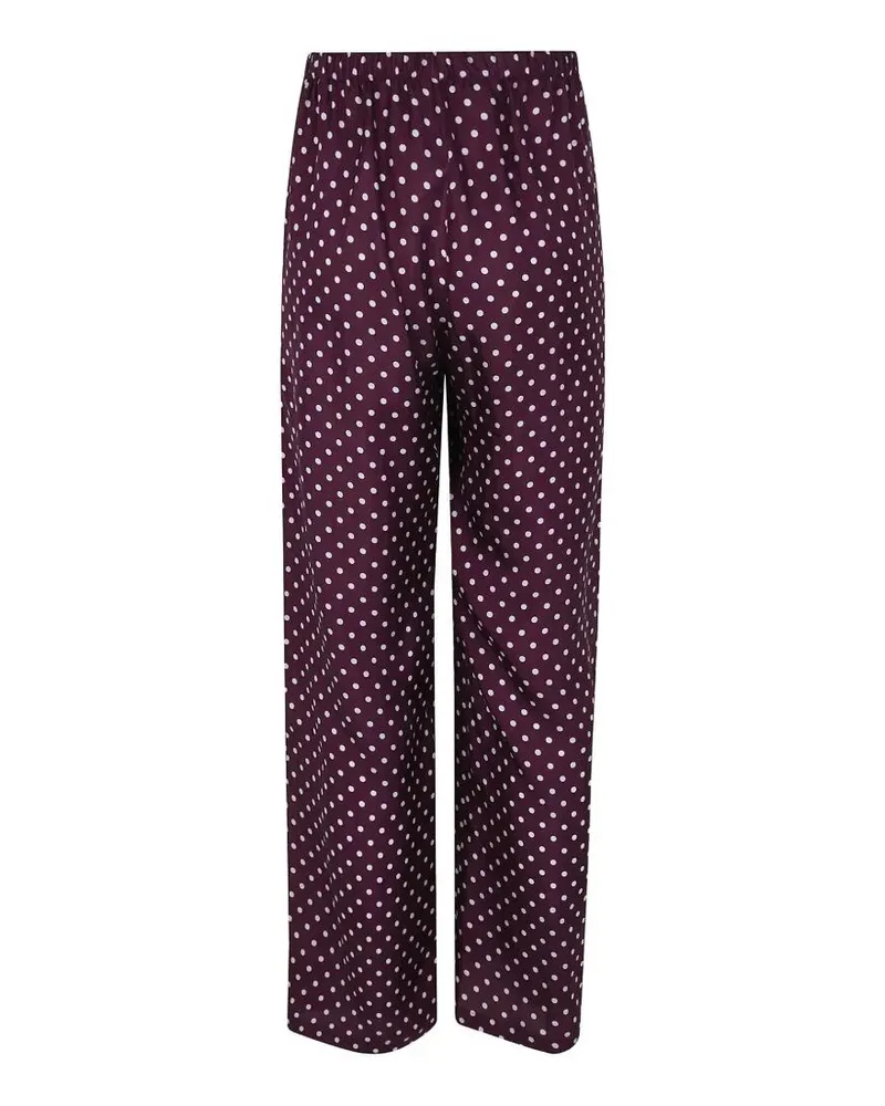 Laura Urbinati Elastic Waist Trousers Red
