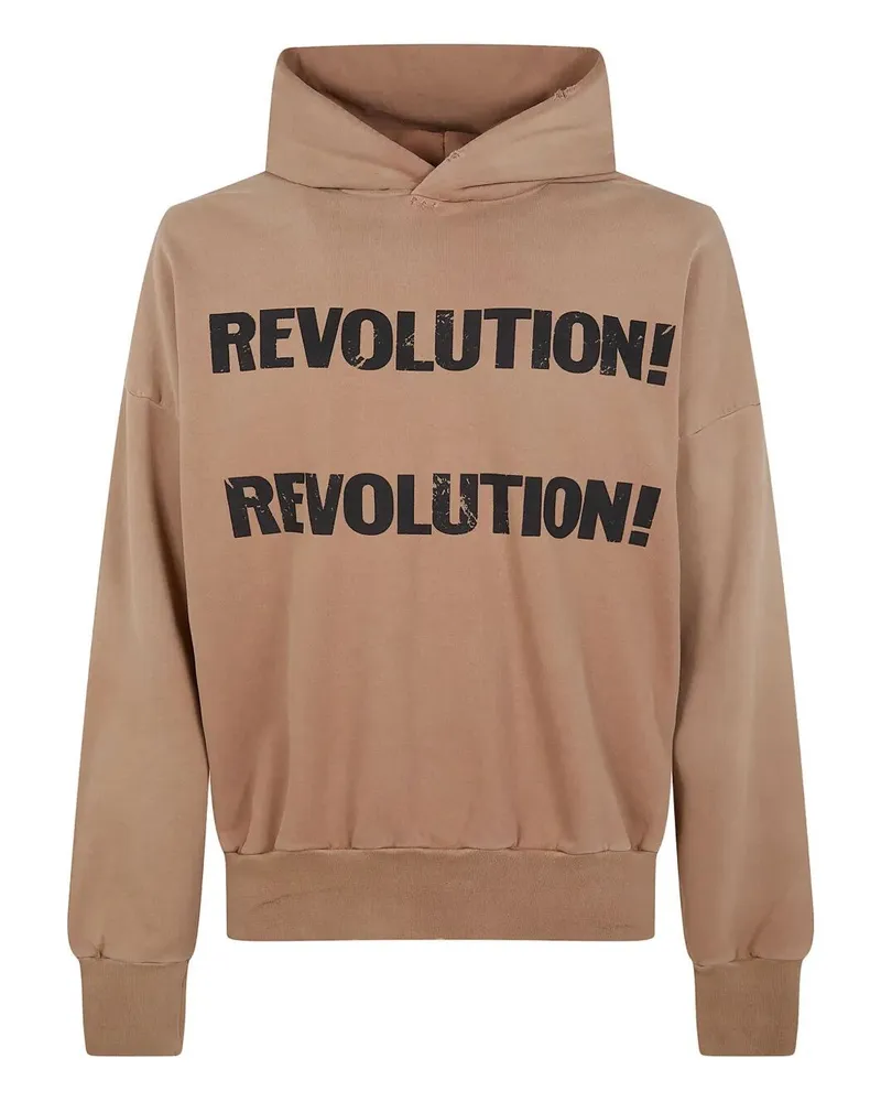 Fear of God Revolution" Hoodie Beige
