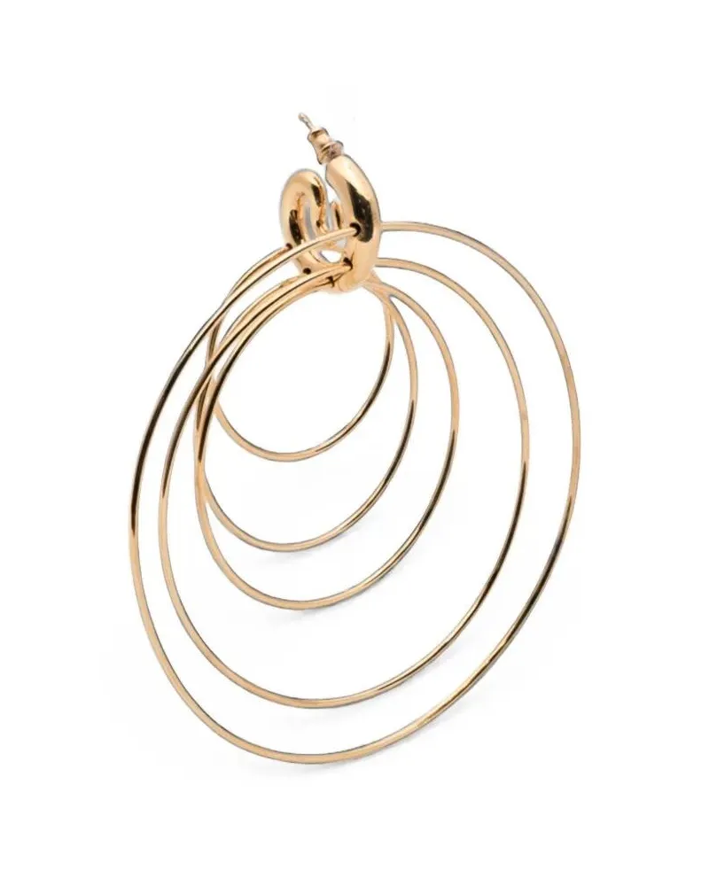 PANCONESI Earrings Large "Pierced Serpent Metallic