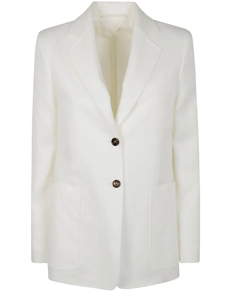 Max Mara Guglia Linen Blazer Jacket White
