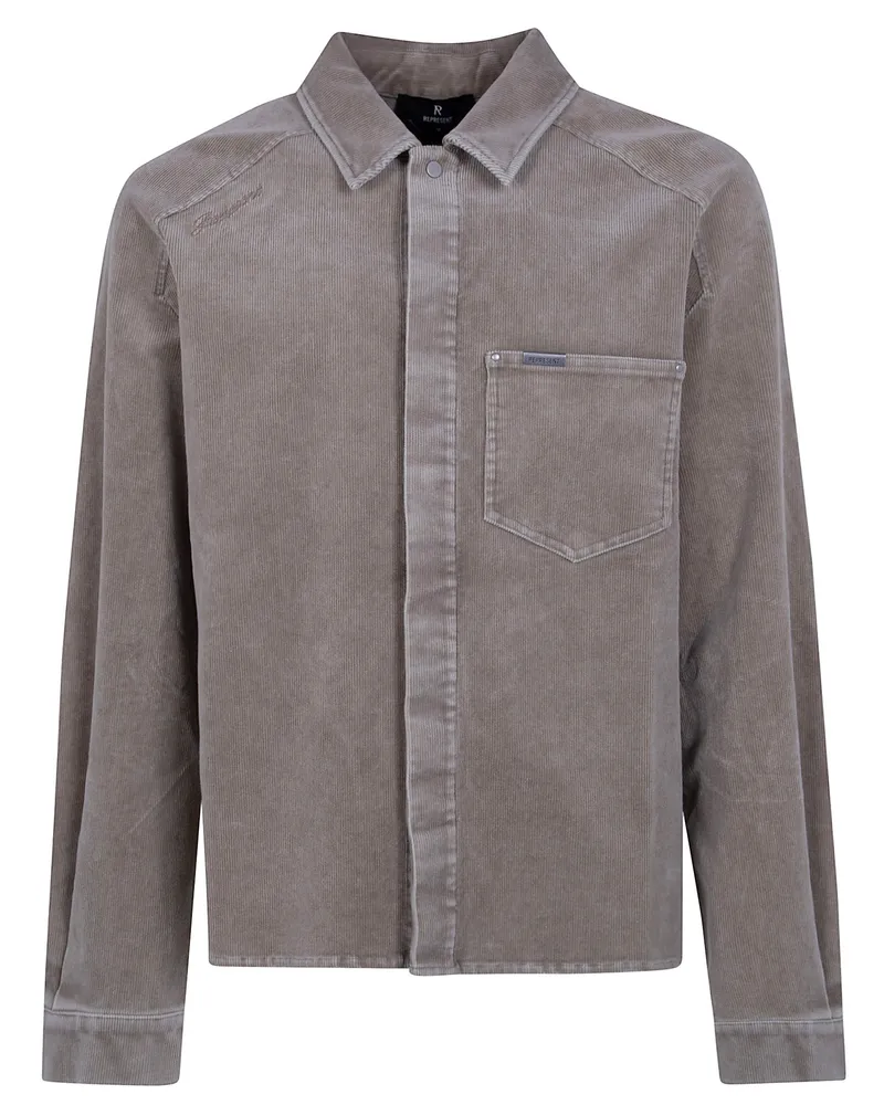 REPRESENT Sierra Cord Shirt Green