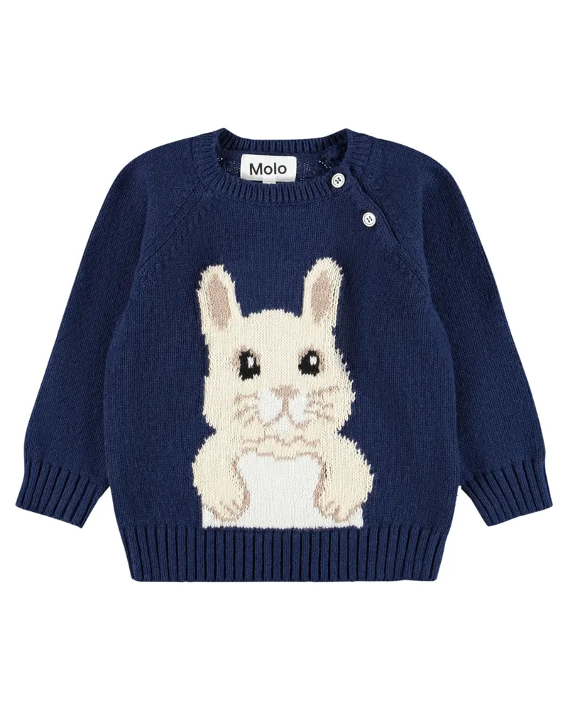 Molo Sweater Cotton Rabbit "Bunny Infinity White