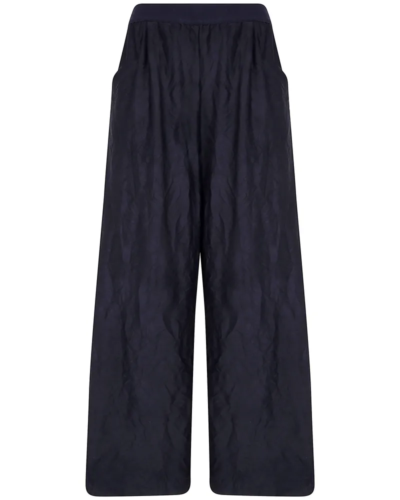 Maria Calderara Pants Faux Suede Trousers Black