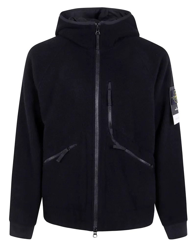 Stone Island Panno Ratinato" Jacket Black