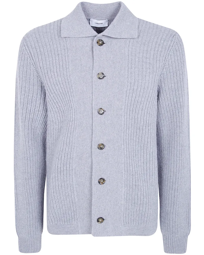 LARDINI Sweater Wool Cashmere "Man Sweater Gray