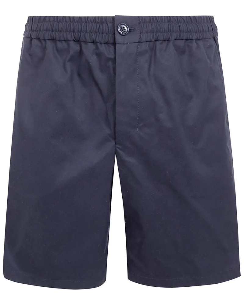 AMI Paris Elasticated Waist Shorts With Embossed "Ami De Black