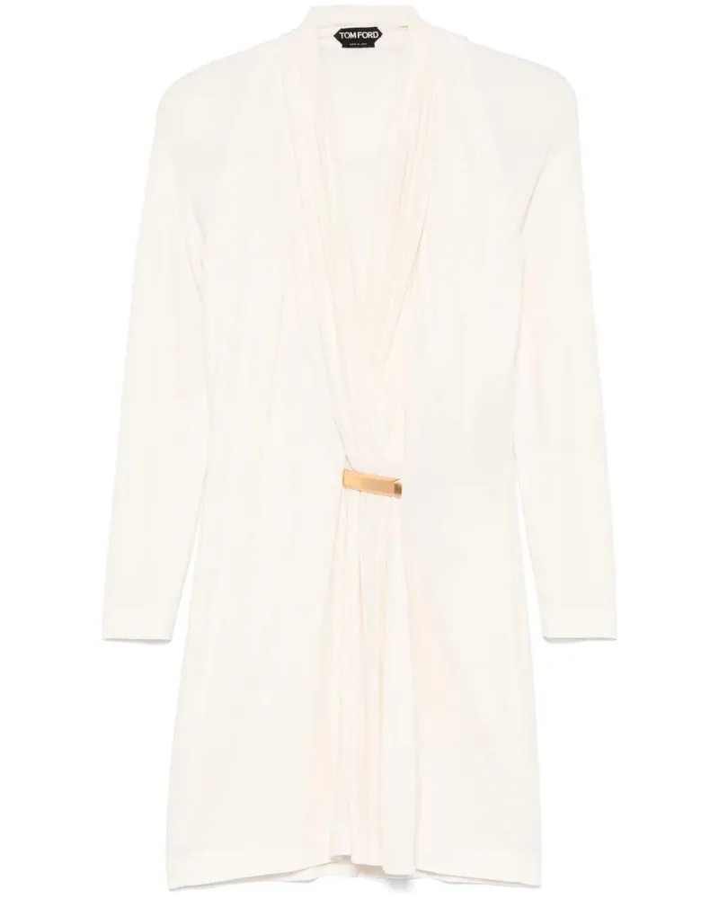Tom Ford Cut And Sewn Evening Dress White