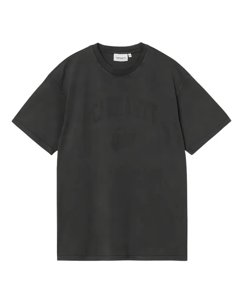 Carhartt WIP Ss "Faded Pond" Corps T-Shirt Organic Cotton Single Jerse Black