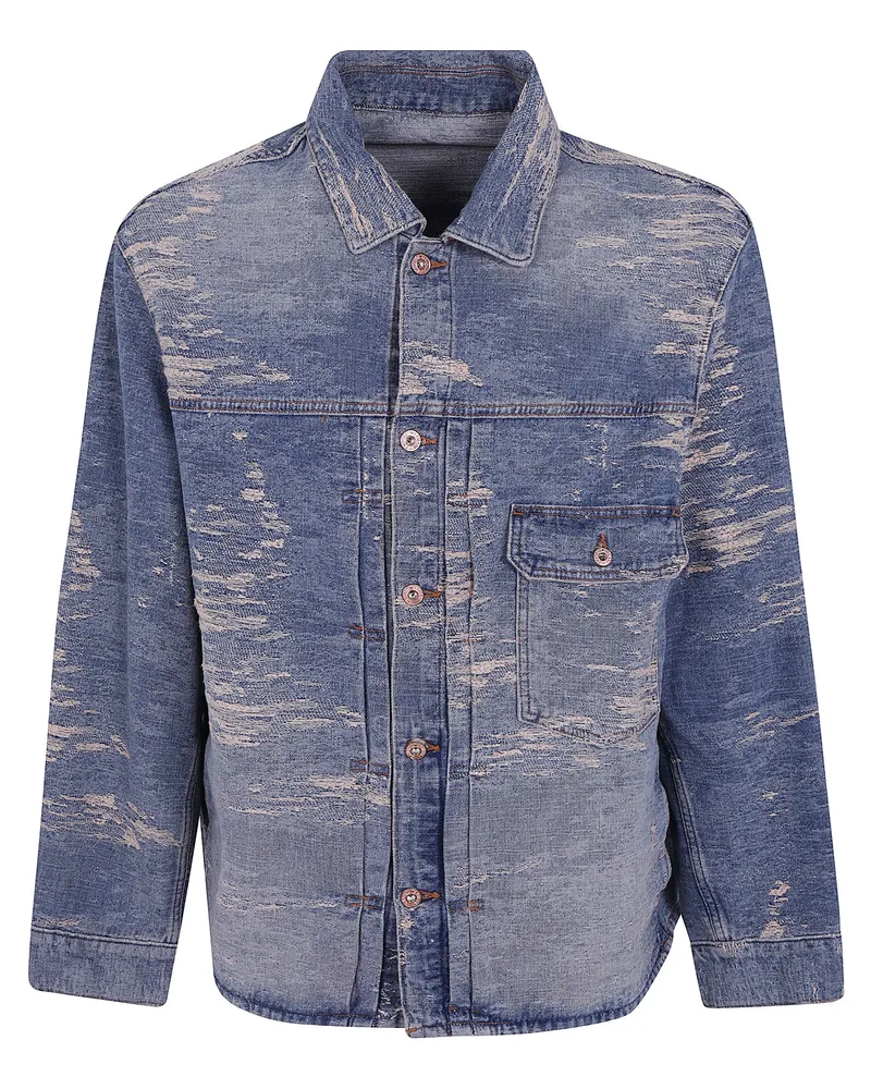 Emporio Armani Jacket Classic Denim "Light Blue Denim Blue
